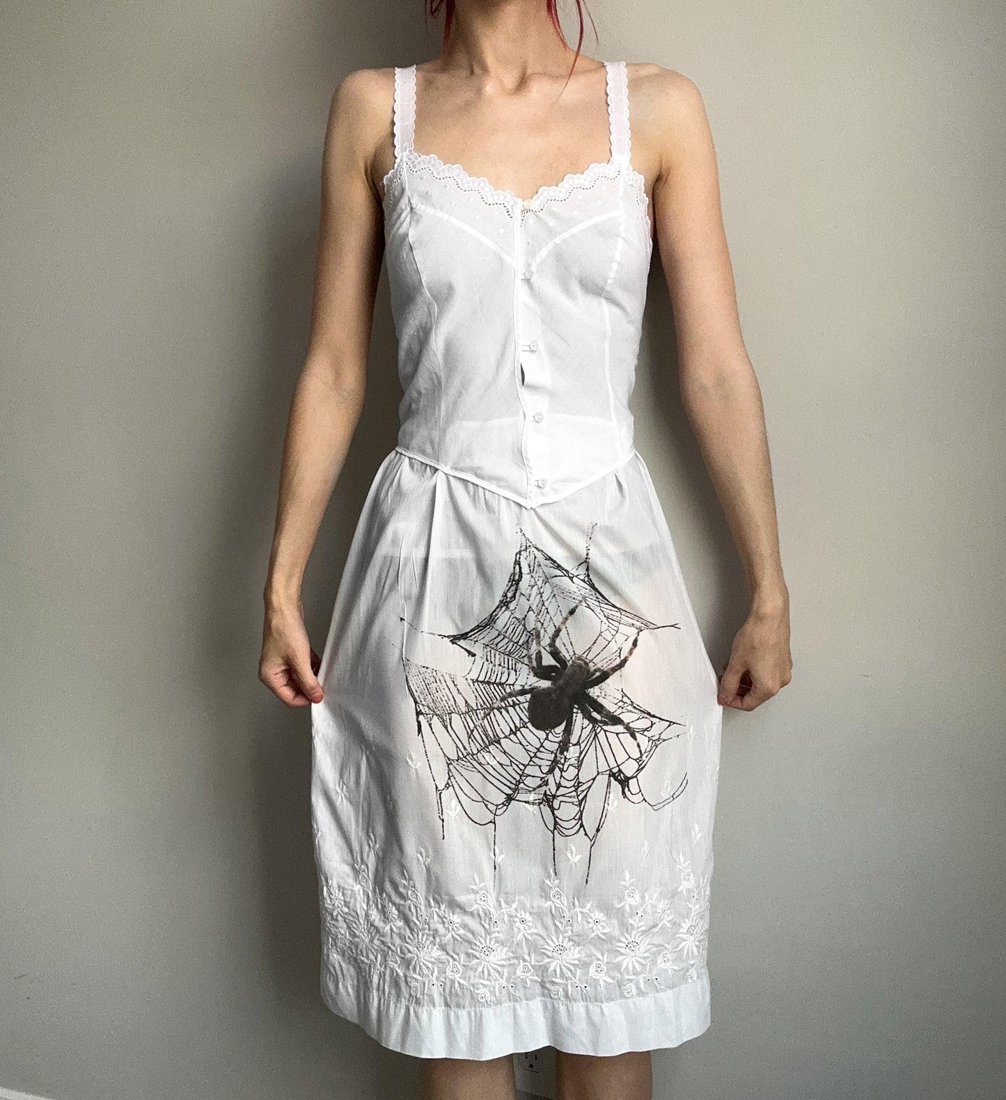 Spiderweb midi dress (XS-S)